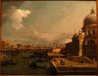 Der Canal Grande mit S. Maria della Salute